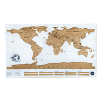 RECESKY 旅行人生探索刮刮地图 世界版地图海报 旅游记录创意礼品_250x250.jpg