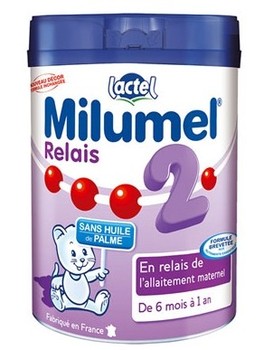 法国原装牛栏Milumel 2段6-12个月近母乳奶粉900克（6罐起邮）