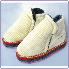 特价包邮儿童手工高帮加绒保暖棉鞋 男童女童包脚后跟棉拖鞋