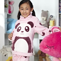 儿童珊瑚绒睡衣女童套头长袖童装可爱卡通熊猫加厚家居服套装包邮_250x250.jpg