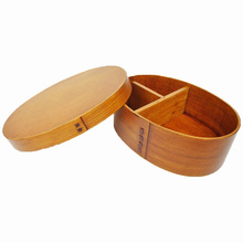日式实木饭盒便当盒寿司盒微波加热木制木质可爱创意个性餐具日本