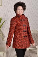 中年女装秋冬装外套热卖新款大版野草05#格子风衣大码女装_250x250.jpg
