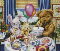 预定100%精准印花天鑫十字绣套件泰迪熊维尼熊的生日派对_250x250.jpg