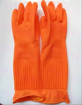韩国卫生手套 清洁防水手套 卫生护手手套 胶皮手套厨房手套 40cm