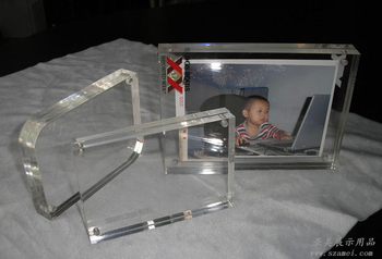 6寸有机玻璃亚克力压克力证书相框，磁铁相框相架，可diy定做