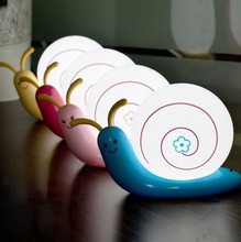 新款包邮可爱蜗牛灯创意小夜灯USB充电小台灯LED环保节能灯可挂式