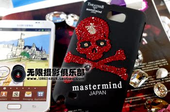 MASTERMIND JAPAN 血色骷髅水钻 三星I9220/Galaxy Note手机壳
