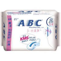 24包包邮正品ABC卫生巾K12纤薄棉柔排湿表层夜用(8片/包)_250x250.jpg