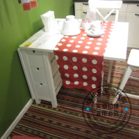 宜家诺顿 折叠餐桌小户型家用现代简易长方形吃饭桌子4-8人_250x250.jpg