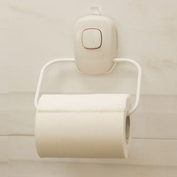 ORZ创意按压式强力吸盘卷筒纸巾架 卫生间厕所铁艺卫生纸挂架_250x250.jpg