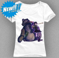 纯棉短袖 女款 修身 T恤 英雄联盟 黑暗之女 安妮 大熊 两件包邮_250x250.jpg