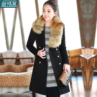 新款冬女装韩版毛呢外套羊毛中长款休闲修身纯色图案正品特卖_250x250.jpg