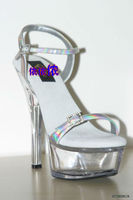 透明水晶鞋 高跟凉鞋 大码鞋 防水台 15CM超高跟 女鞋 高跟鞋_250x250.jpg
