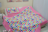 绗缝被床盖被子二件套 学生寝室 春秋被 韩式风格床垫 盖被_250x250.jpg