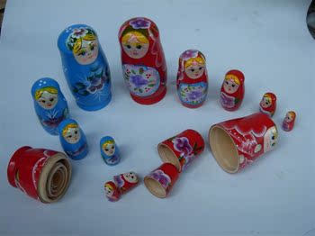 俄罗斯套娃 5个一组、幼儿益智玩具、桌面玩具