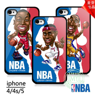 NBA球星卡通iphone4s手机壳 iPhone5手机保护外壳 科比詹姆斯韦德_250x250.jpg