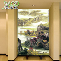 大型定制无缝壁纸画 客厅餐厅书房背景墙纸壁画 山水风景国画壁纸_250x250.jpg