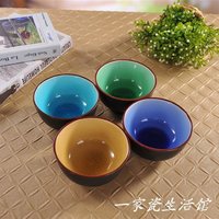 厨房餐具陶瓷碗 冰裂釉米饭碗 日式创意小汤碗 一家四口亲子碗_250x250.jpg