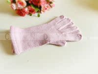 包邮 欧美新款 秋冬保暖手套 女式 针织毛线 五指/分指手套粉色_250x250.jpg