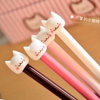 12支特价韩国文具 小清新 卖萌小猫咪针管笔 中性笔 小猫咪_250x250.jpg