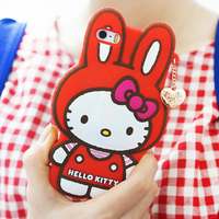 韩国hello kitty兔子猫苹果6爱心吊坠硅胶套iphone6 plus手机壳_250x250.jpg