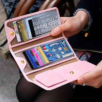 多卡位长款卡包 韩版可爱长款钱包钱夹 女式折叠式手拿银行卡夹_250x250.jpg