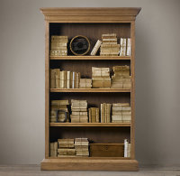 法式复古家具 美国RH橡木全实木雕花柜子 欧式宜家书柜 储物柜_250x250.jpg