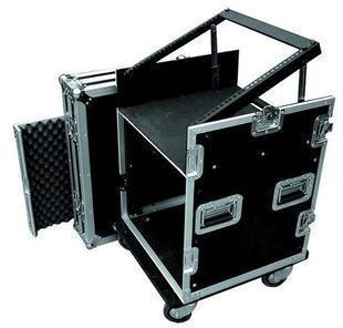 影音电器12U带调音台标准航空箱功放音响U箱舞台会议移动机柜