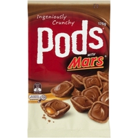 【澳洲直邮】Mars 经典零食Pods 夹心脆粒小酥巧克力176g 多口味_250x250.jpg