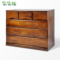 悠悠娃家出口中日式实木可移动六斗柜收藏储物衣柜环保家具100-4_250x250.jpg