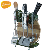 家用高档简易厨房用品收纳刀座架砧板架菜板刀具架刀叉筷子置物架