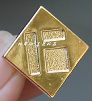 泰康司徽（大） 双色金磨砂金色司徽 保险公司通用产品 定做徽章_250x250.jpg