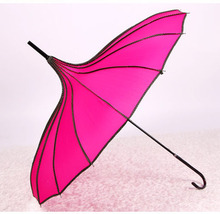 直杆包边出口韩国创意宝塔伞晴雨伞防紫外线伞公主情侣太阳伞