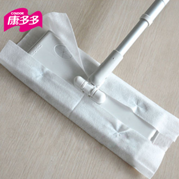 日本山崎康多多静电除尘纸吸尘纸巾专用地板平板拖把可伸缩旋转
