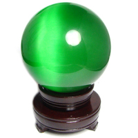 天然绿色猫眼石球 人造水晶球摆件 节日礼物 送底座_250x250.jpg