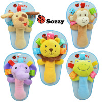 4个包邮 sozzy多功能婴儿动物手摇棒 BB棒 宝宝摇铃抓握益智玩具_250x250.jpg