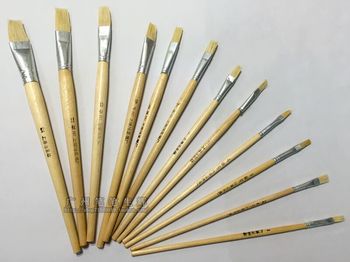 短杆油画批发【上海生花3#油画笔】 水粉笔/油画笔/丙烯画笔/涂鸦