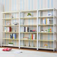 宜家特价书架置物架简易客厅创意隔板简约钢木书架组合展示架书柜_250x250.jpg