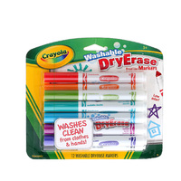 美国 [Crayola绘儿乐12色粗头可水洗易擦白板笔水彩笔 98-5812_250x250.jpg