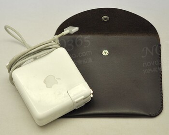 Macbook电源包 杂物整理 防刮 硬币 银行卡 随身包 皮袋 数据线包