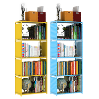 铁架塑料组装配件可拆卸简易书架简单收纳置物架学生宿舍简单书柜_250x250.jpg