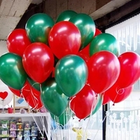 5包包邮圣诞节气球批发派对庆典装饰红绿12寸10寸加厚圆形珠光色_250x250.jpg