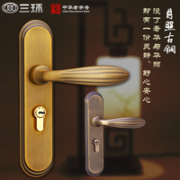 三环中式门锁室内房门锁简欧式实木门锁具卧室房门锁具三件套装_250x250.jpg