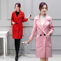 2016冬季新款韩版修身双排扣毛呢外套显瘦中长款毛呢大衣外套女潮_250x250.jpg