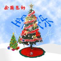 圣诞1.2米圣诞树 圣诞节装饰品带彩灯发光加密豪华圣诞树套餐包邮_250x250.jpg