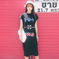 热销2016春装新款韩版女装数码印花连衣裙中长款无袖步裙A157_250x250.jpg