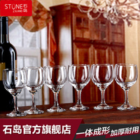 石岛玻璃红酒杯高脚杯葡萄酒杯白葡萄酒杯香槟杯长白山250ml*6支_250x250.jpg