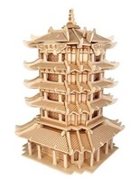 四大名楼 黄鹤楼 蓬莱阁 滕王阁 岳阳楼 木制模型 木质3D立体拼图_250x250.jpg