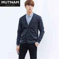 mutnam2016冬季新品 韩国时尚搭配 潮款V领针织衫开衫外套_250x250.jpg