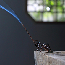 铜制蚂蚁盖置 可用作香插 茶宠摆件茶道配件